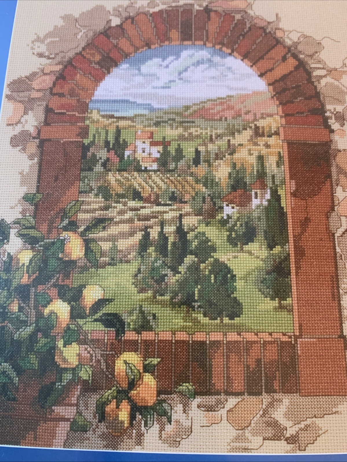 Rare Janlynn cross stitch kit new sealed #023-0244 Dreaming of Tuscany