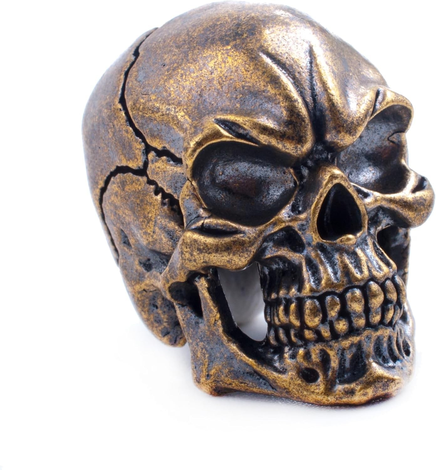 Skull Paracord Bead, Copper, 0.78X0.61X0.68 Inches, for Knife Lanyard and Crafts