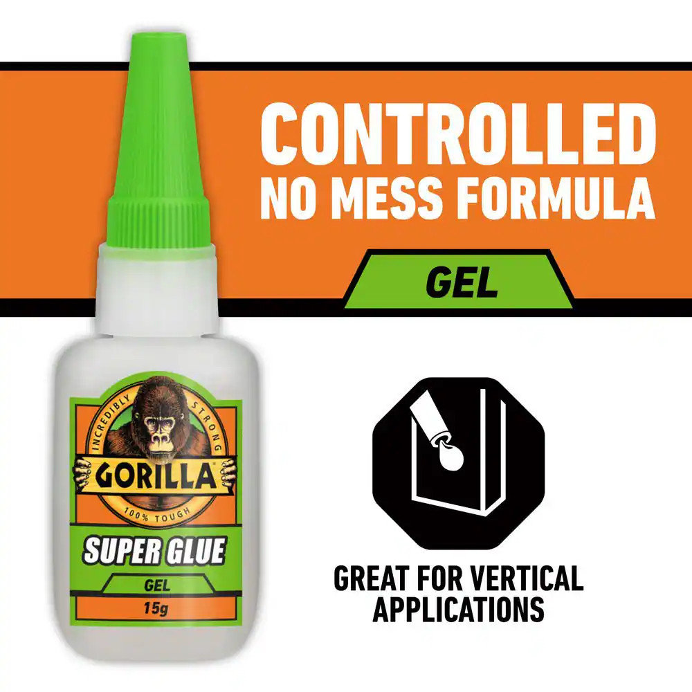 Super Glue Gel 15G (10-Pack)