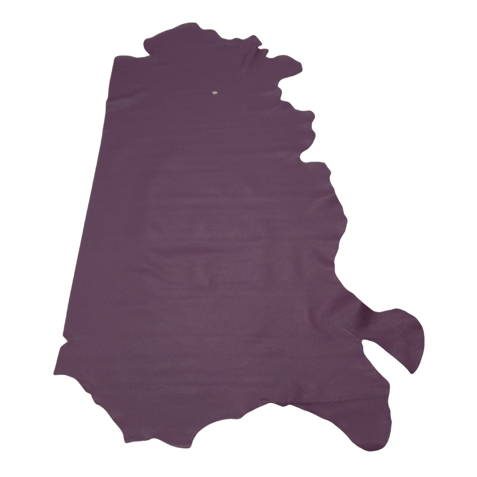 Rich Purple Pebble Grain Chrome Tanned Leather Side Pieces 3-4oz Cowhide