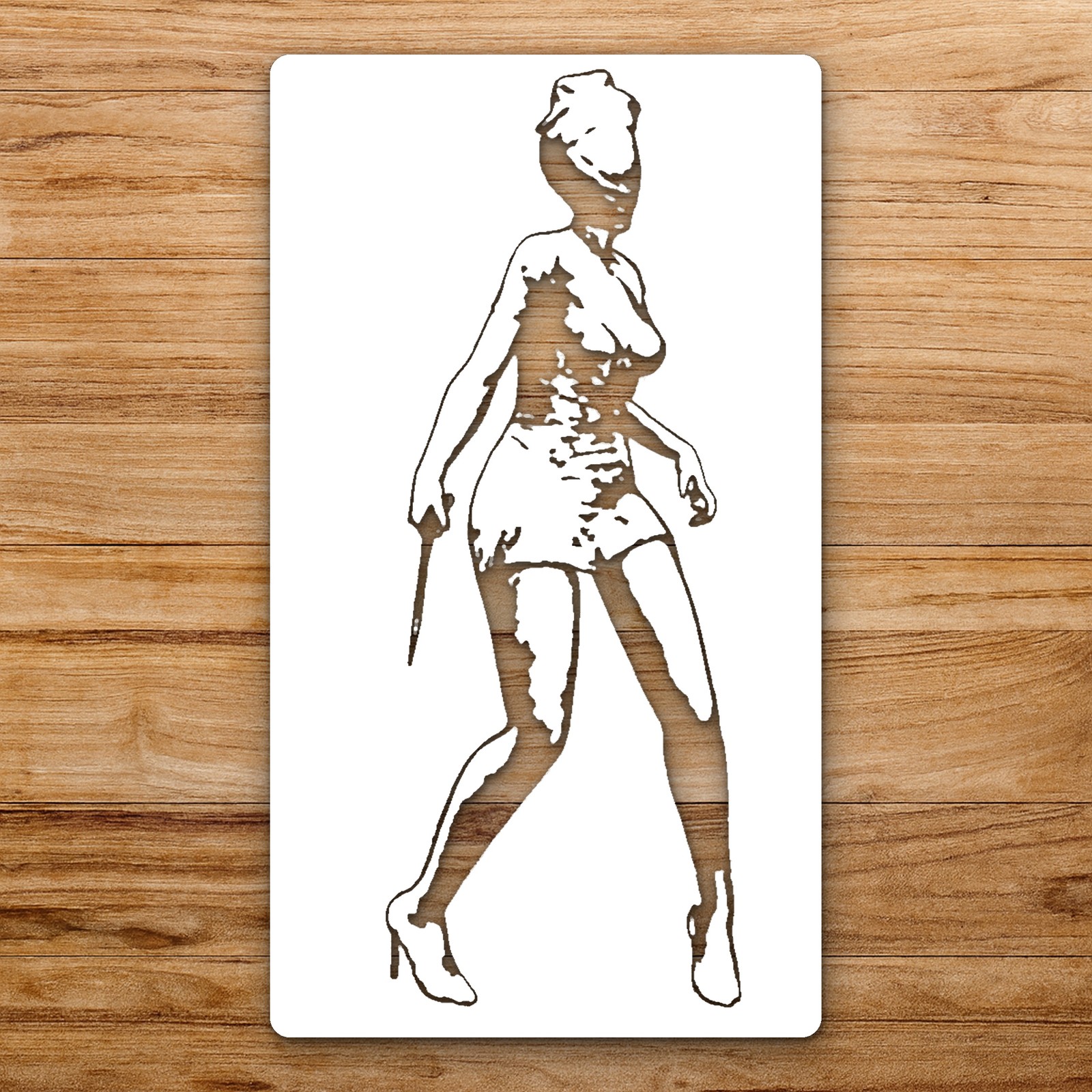 Fashion Art Dre Large Reusable Wall Stencil For Painting DIY Home Decor Template
