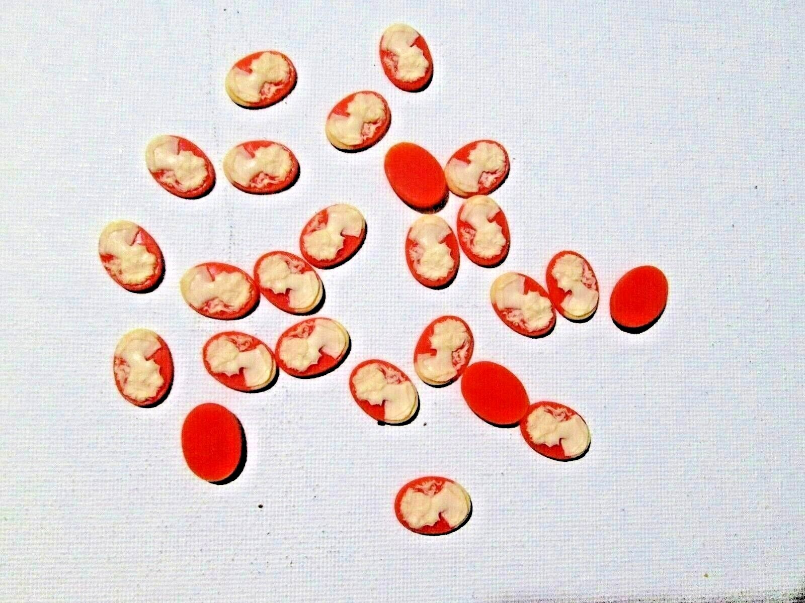 Vintage Store Stock mini cameo cabochon Jewelry Making supplies Finding Resin