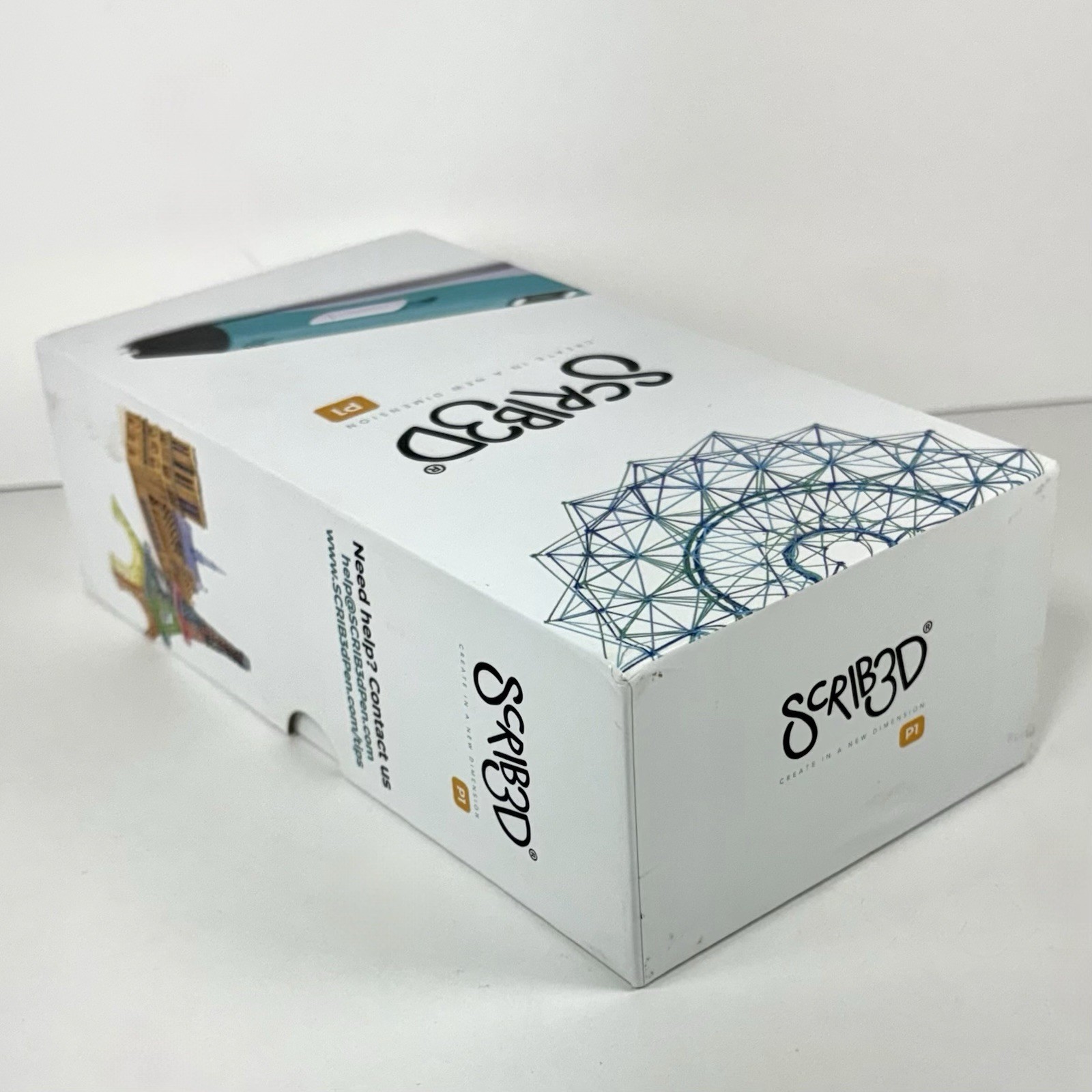 SCRIB3D P1 3D Printing Pen w/Display – 3D Pen + 3 Starter Colors- Open Box