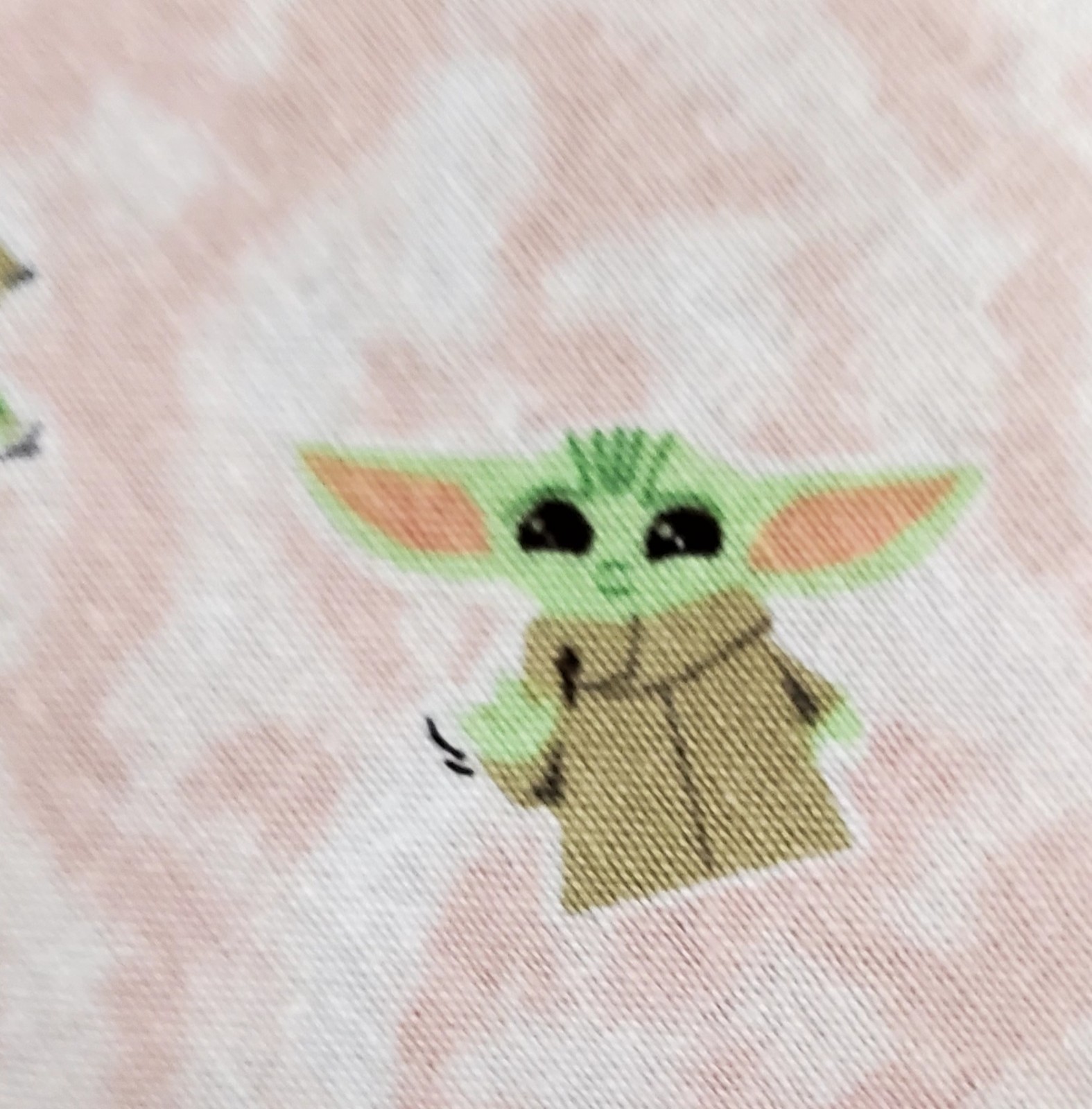 4.3 Yds Disney Star Wars Mandalorian Fabric Bundle Camelot Grogu Chibi Rare
