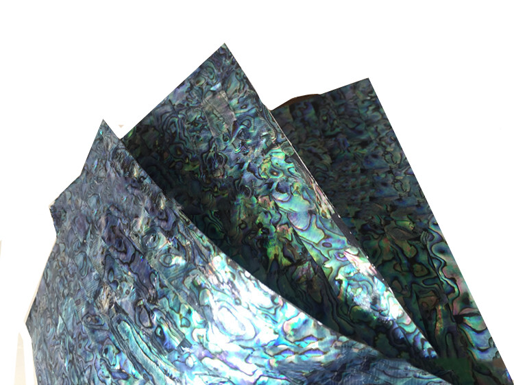 Abalone Shell Veneer Sheet Adhesive Sticker Flexible 9-1/2″x5-1/2″(240x140mm)