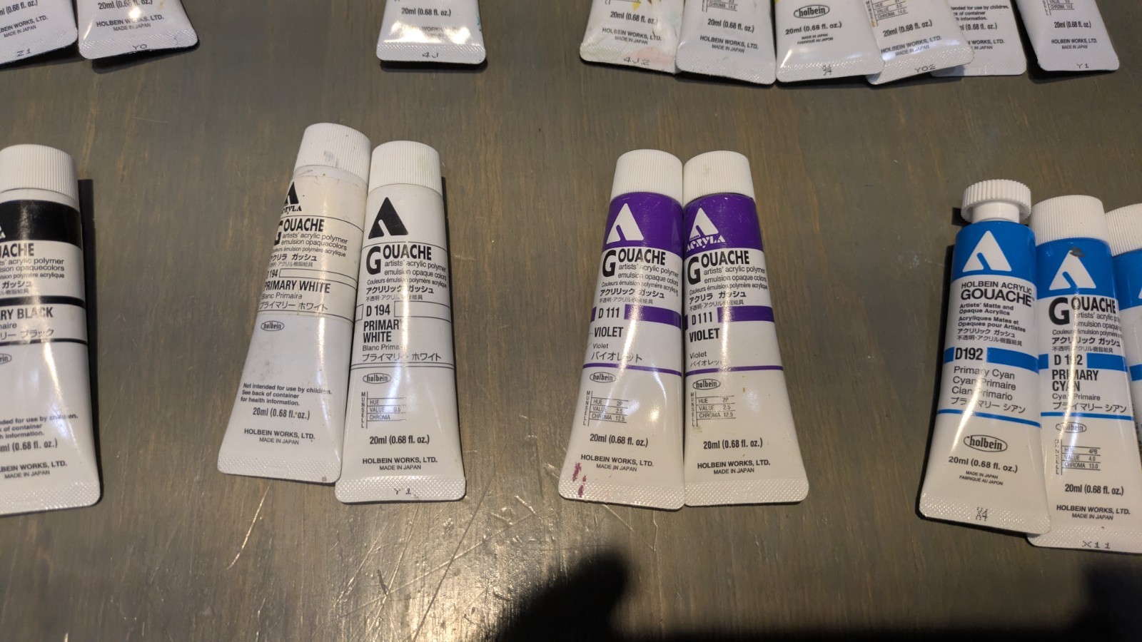 Assorted BRAND NEW Holbein Acryla Gouache