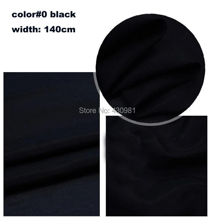 Solid Color Silk / Cotton 55” By Yards Natural Silk Cotton Fabric Scarf Lining
