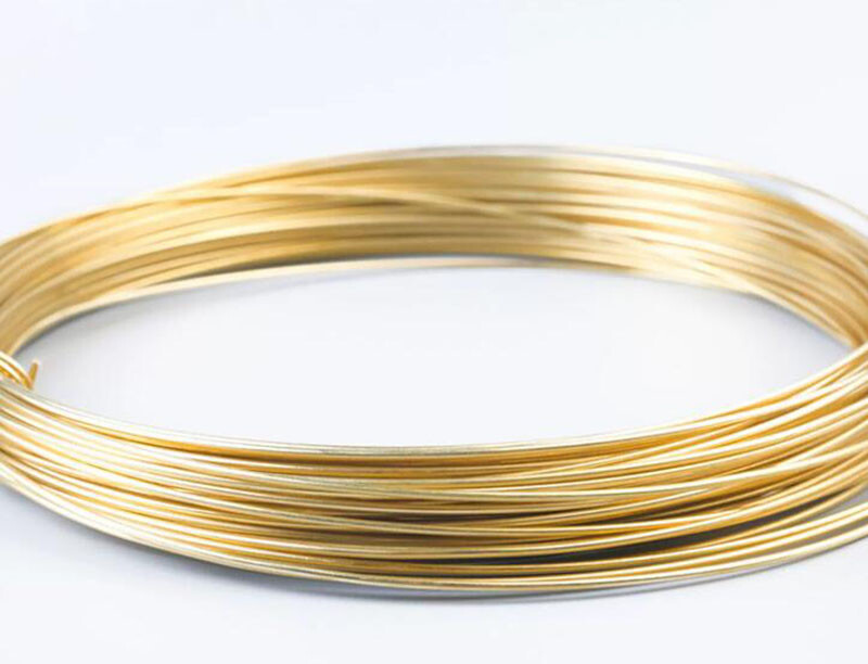 0.3mm-5mm Diameter Round Solid Bare Brass Wire Coil Craft Jewelry Making DIY