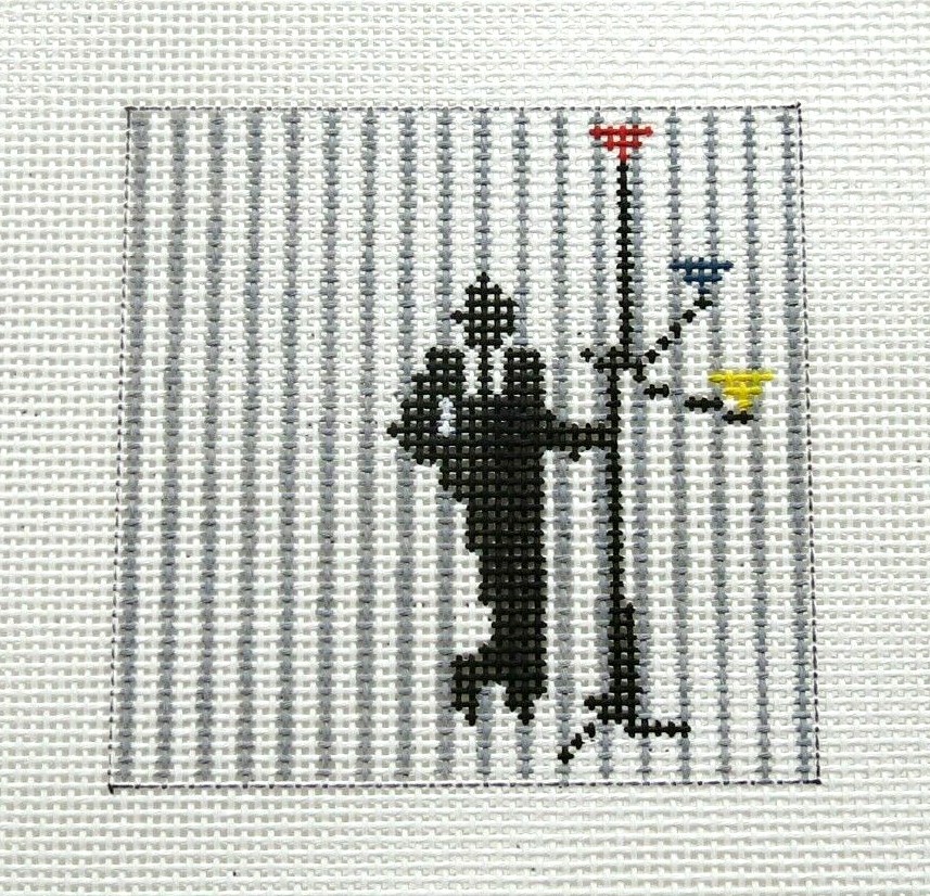 VNG Van Day Truex Handpainted Needlepoint Canvas