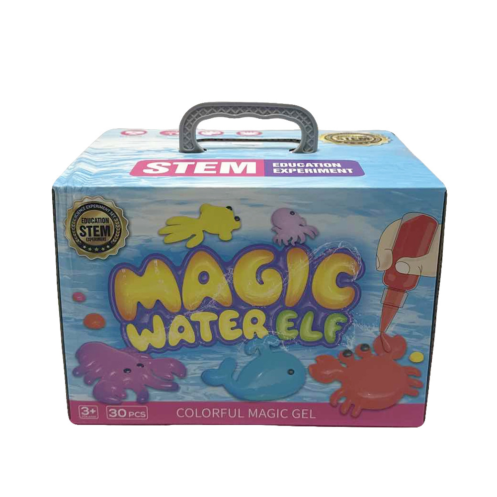 Magic Water Elf Toy Kit, Aqua Fairy Water Gel Kit with 12 Magic Gels & 12 Molds
