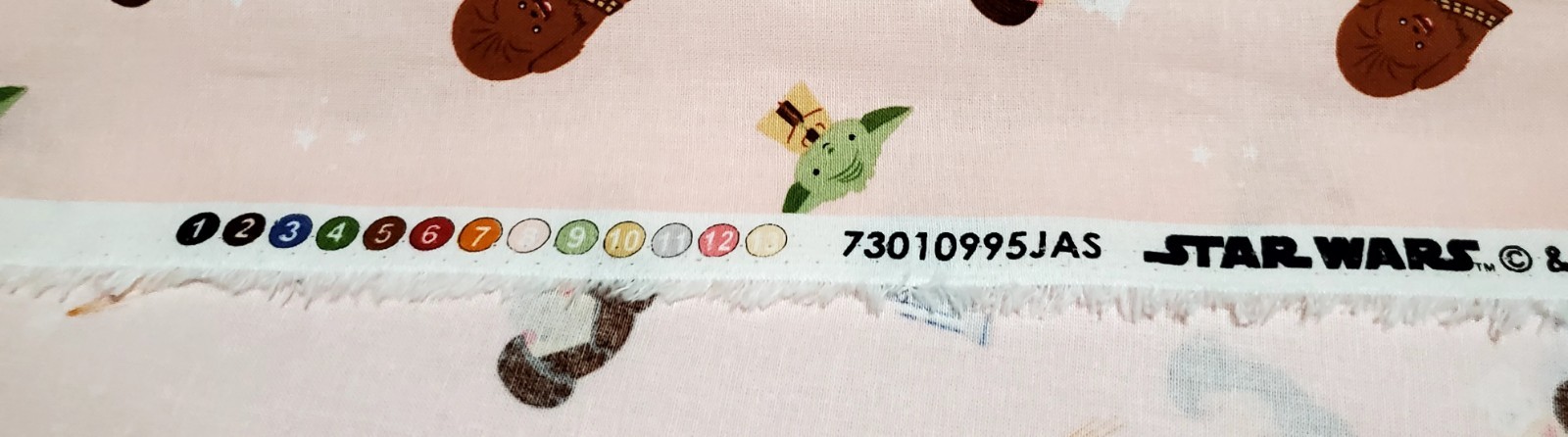 4.3 Yds Disney Star Wars Mandalorian Fabric Bundle Camelot Grogu Chibi Rare