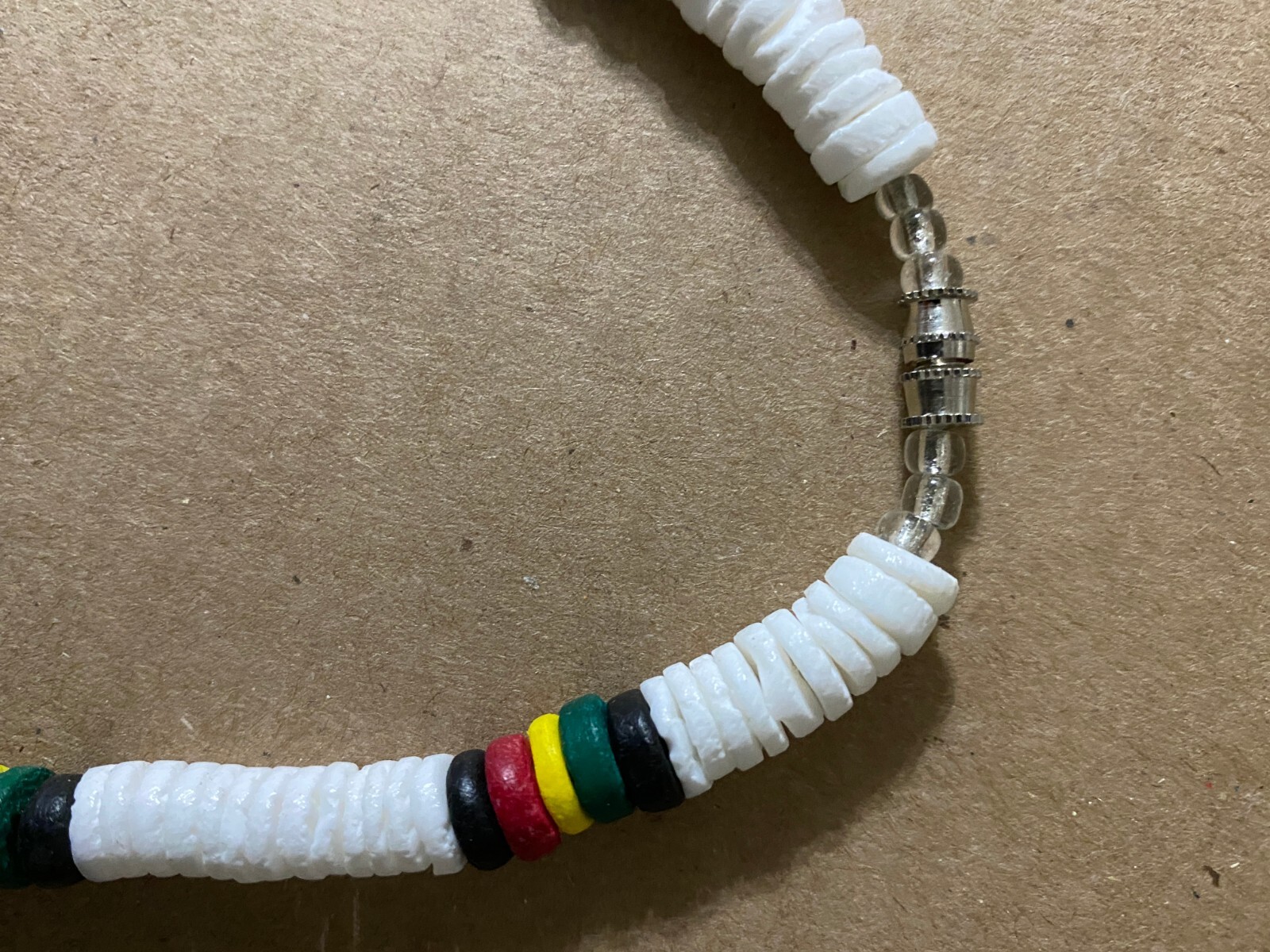 Rasta Puka Clam Shell Necklace All sizes