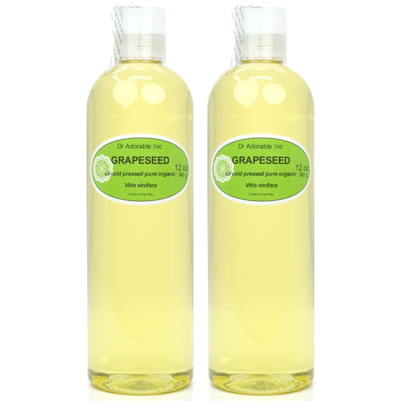 Grapeseed Oil Pure 100% Raw Cold Pressed Carrier Oil You Pick Size Free Shipping