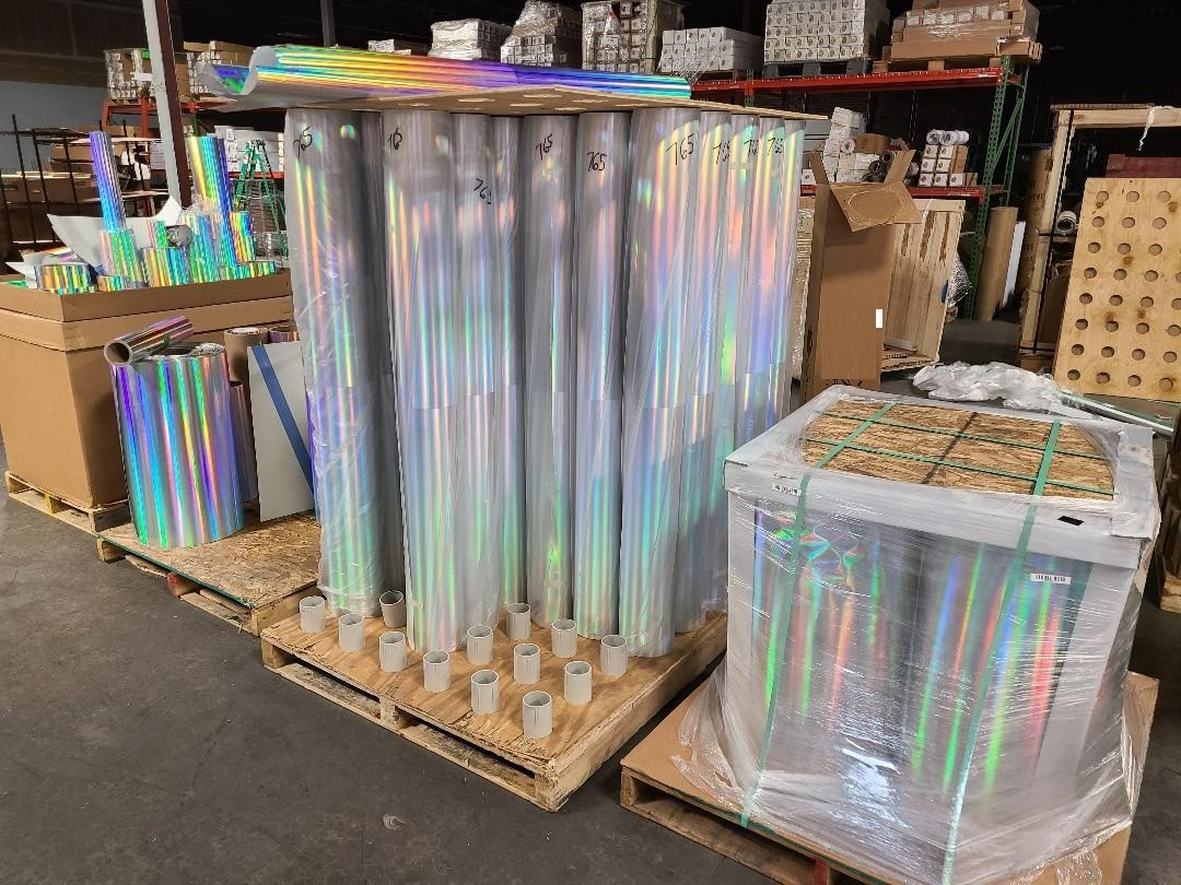 Rainbow Holographic Self-Adhesive Decal Sticker Vinyl 15″ inch by 50′ feet