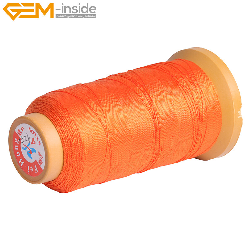 0.2mm 230 Meters 210D Nylon Beading Cord Knotting Jewelry Making Thread Spool
