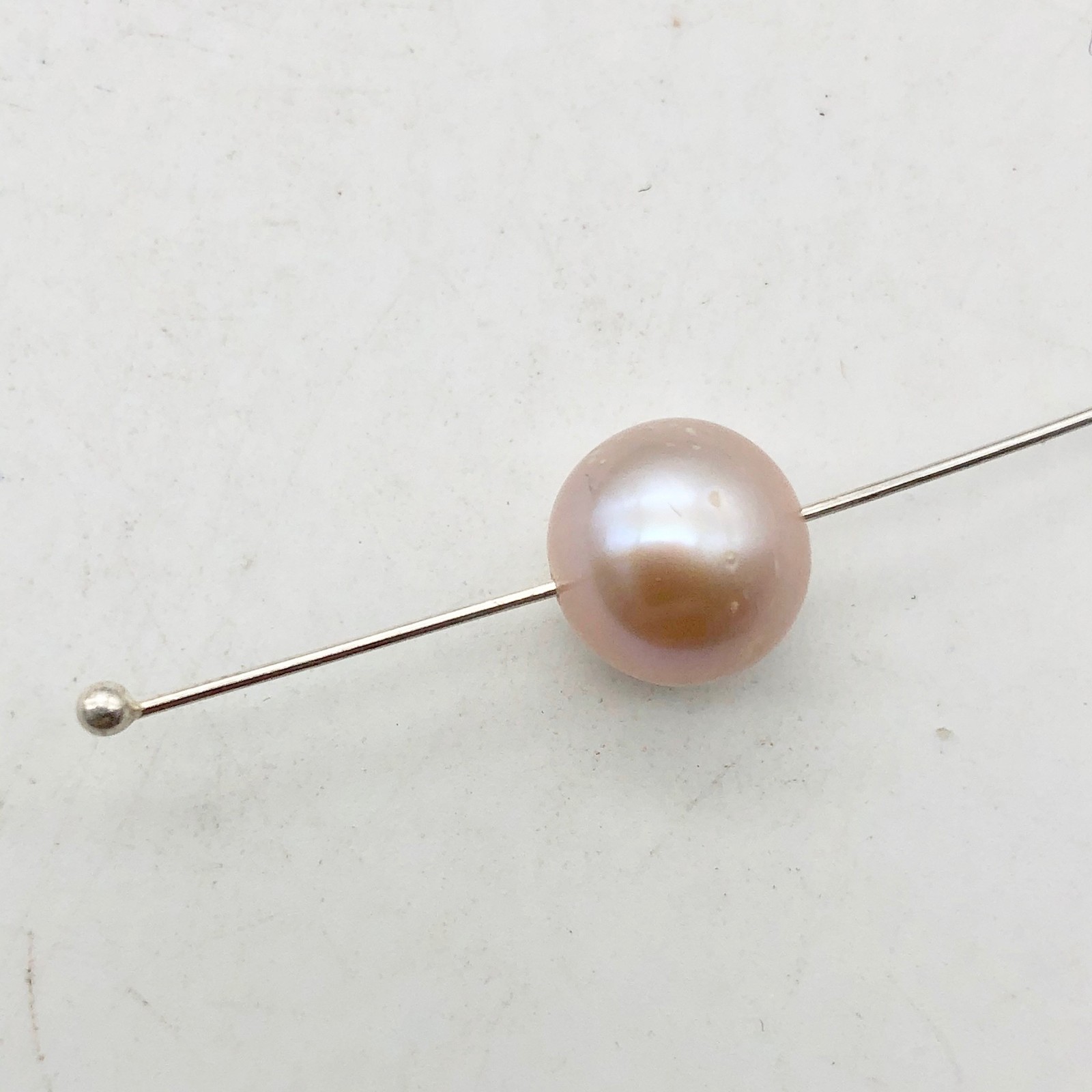 Sweet Natural Lavender Pink 10mm to 9mm Pearls | 10mm | Pink | Round | 2 Pearls|