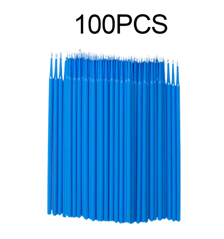 100pcs Paint Touch-Up Micro Brushes – Disposable Applicator Pens for Car Repair