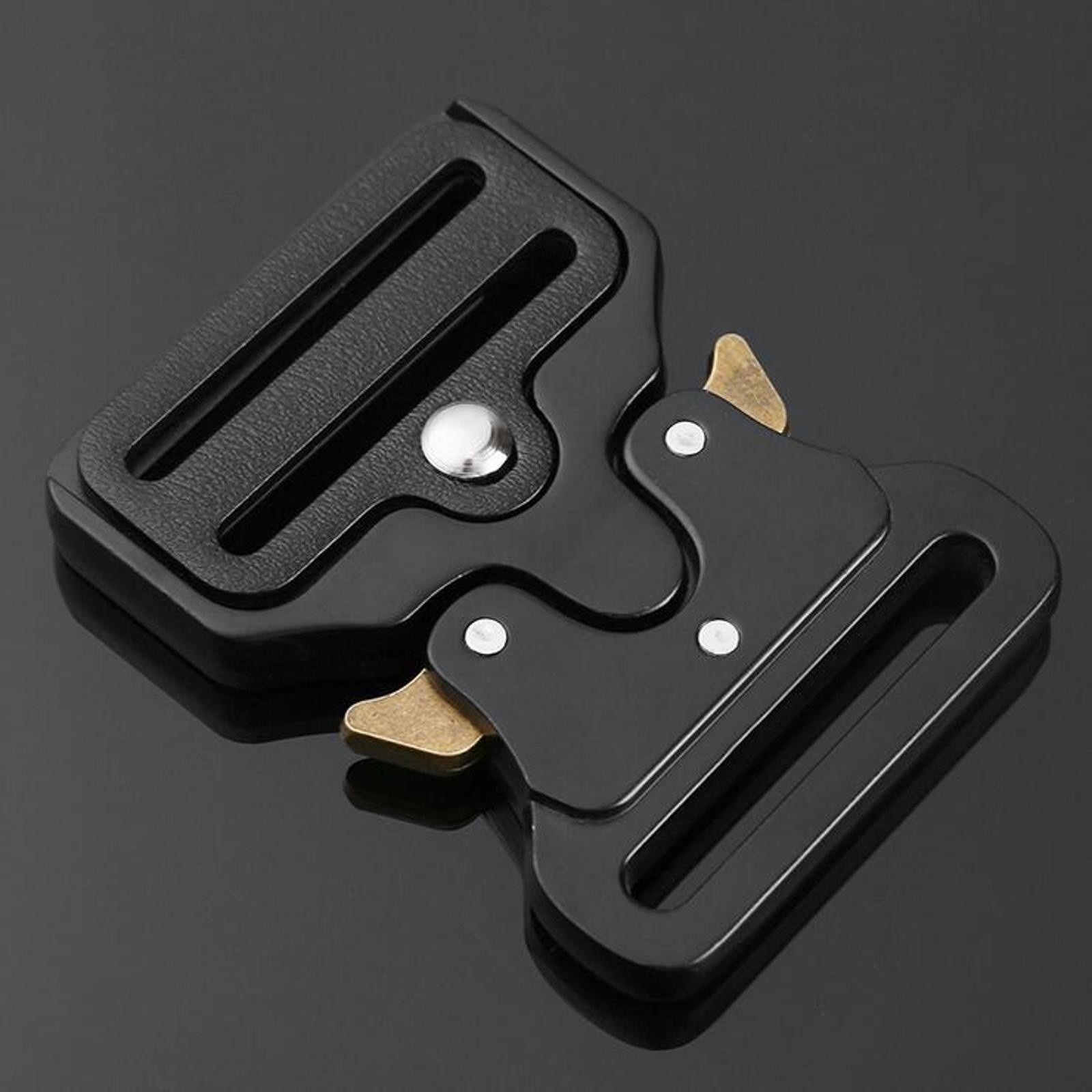 Quick Side Release Metal Strap Buckle Black for Bags Luggage Webbing Sewing tt