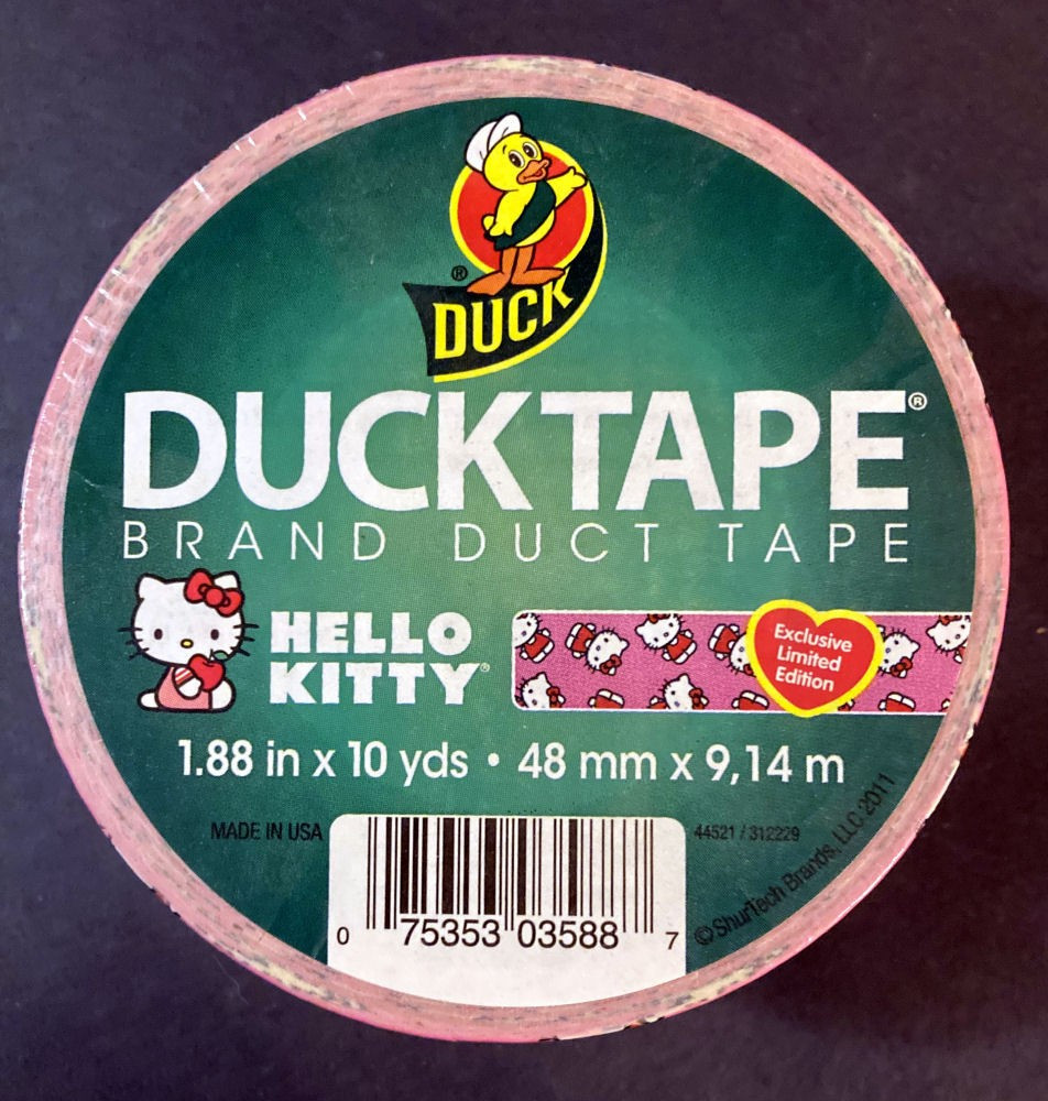 NEW SEALED – Hello Kitty Pink Duck Duct Tape Rare Exclusive Limited Edition 2011
