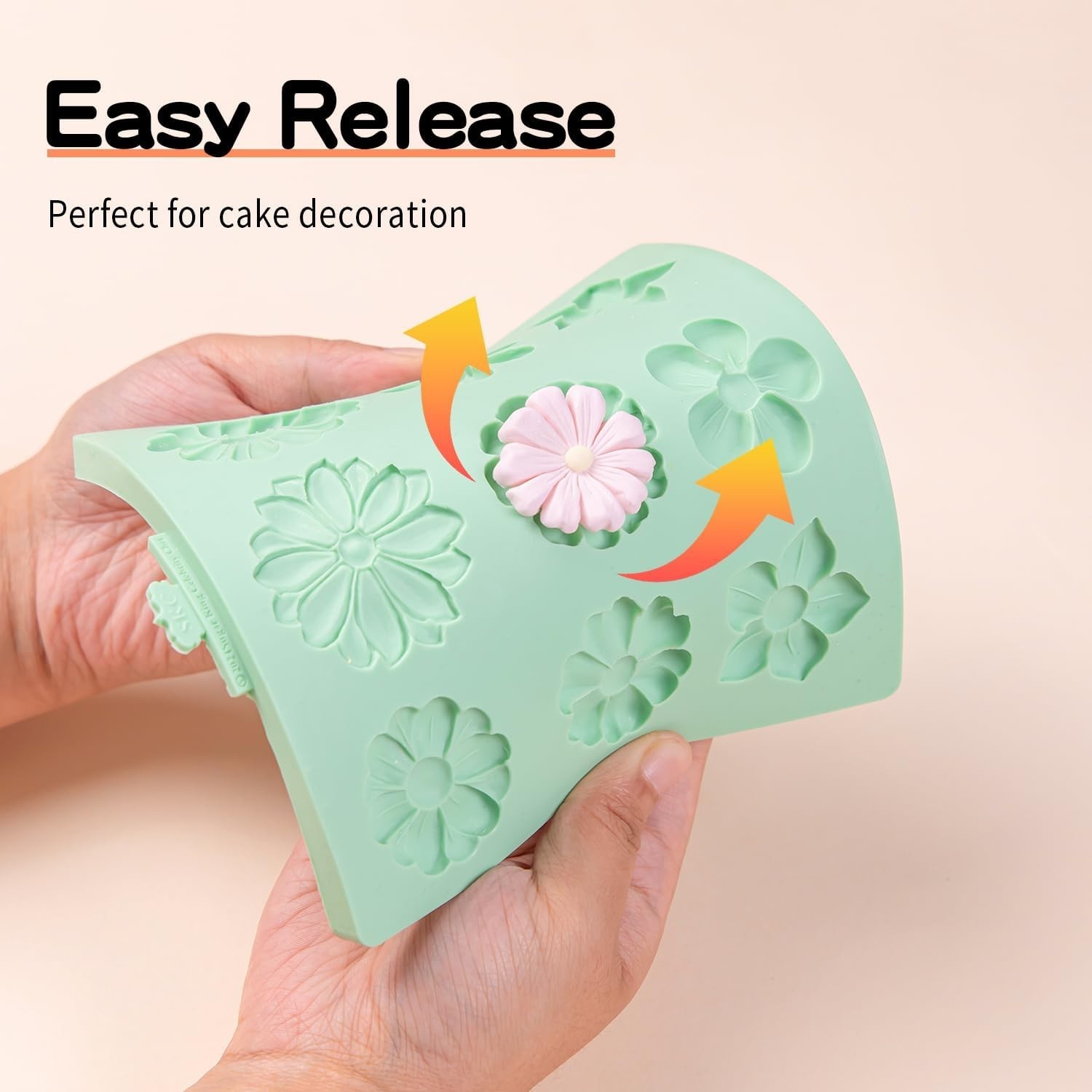 Temperature-Resistant Flower Silicone Molds – Perfect for Creative Cakes & Gifts