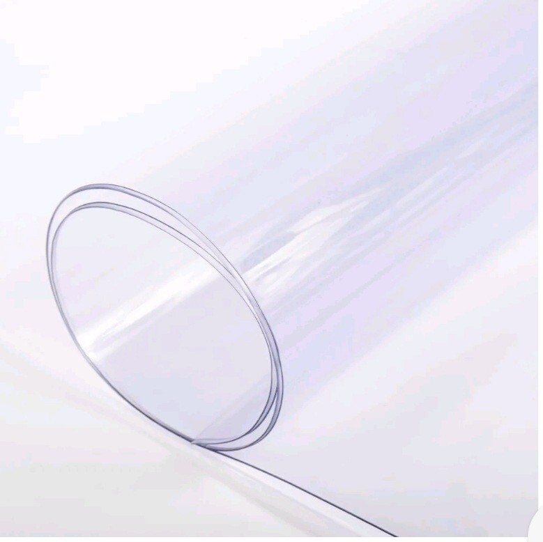 Clear Plastic Vinyl PVC Fabric 16 GAUGE double polished: 11 1/2″ x 54″
