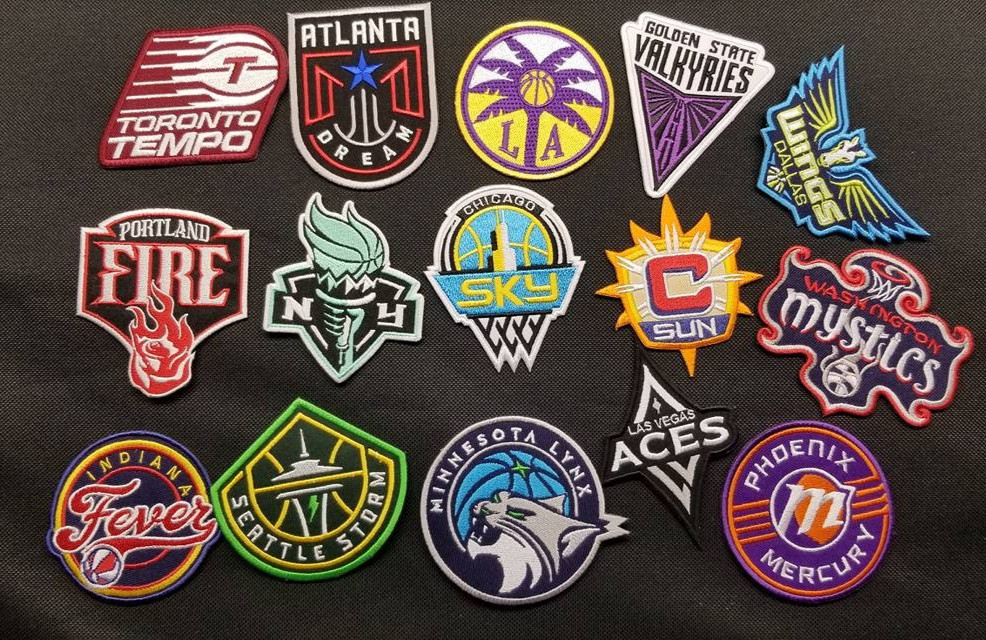 WNBA Patch Set 15pc 2026 Updated All Teams Embroidered Basketball Lot