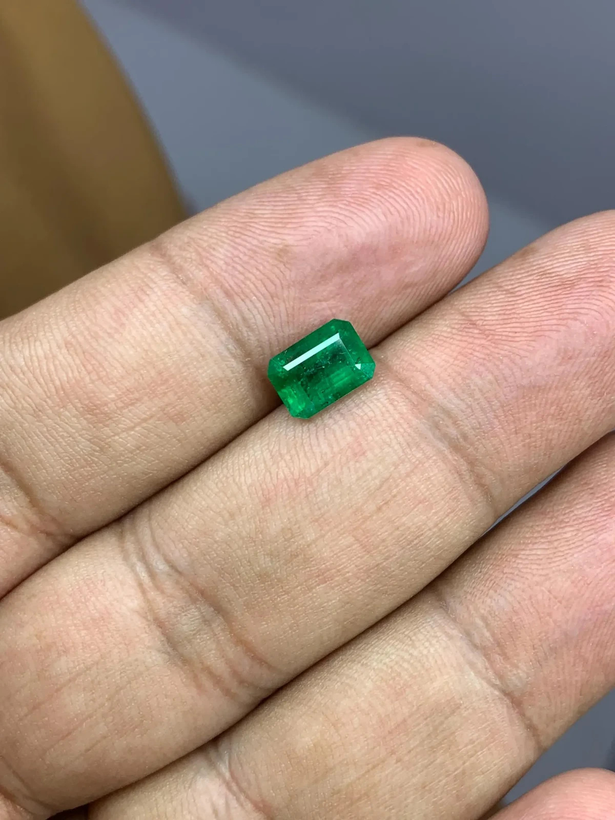 Natural Zambian Emerald 1.80 Crt 8x6x4 mm Octagon Cut Loose Gemstone For Jewelry