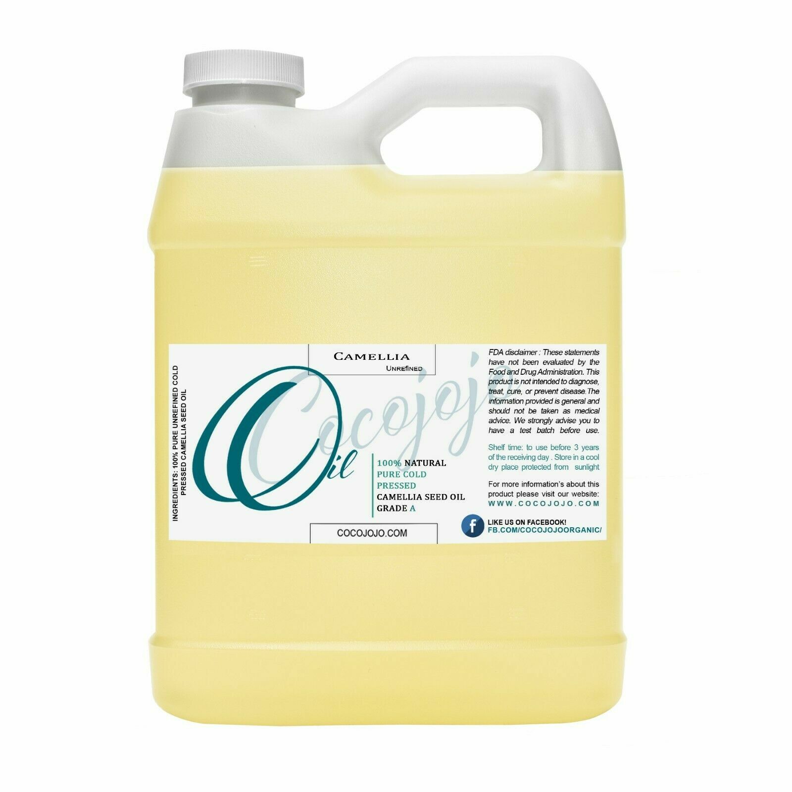 Japanese Camellia Oil Unrefined Cold Pressed Camellia Seed Oil 100% Pure Natural