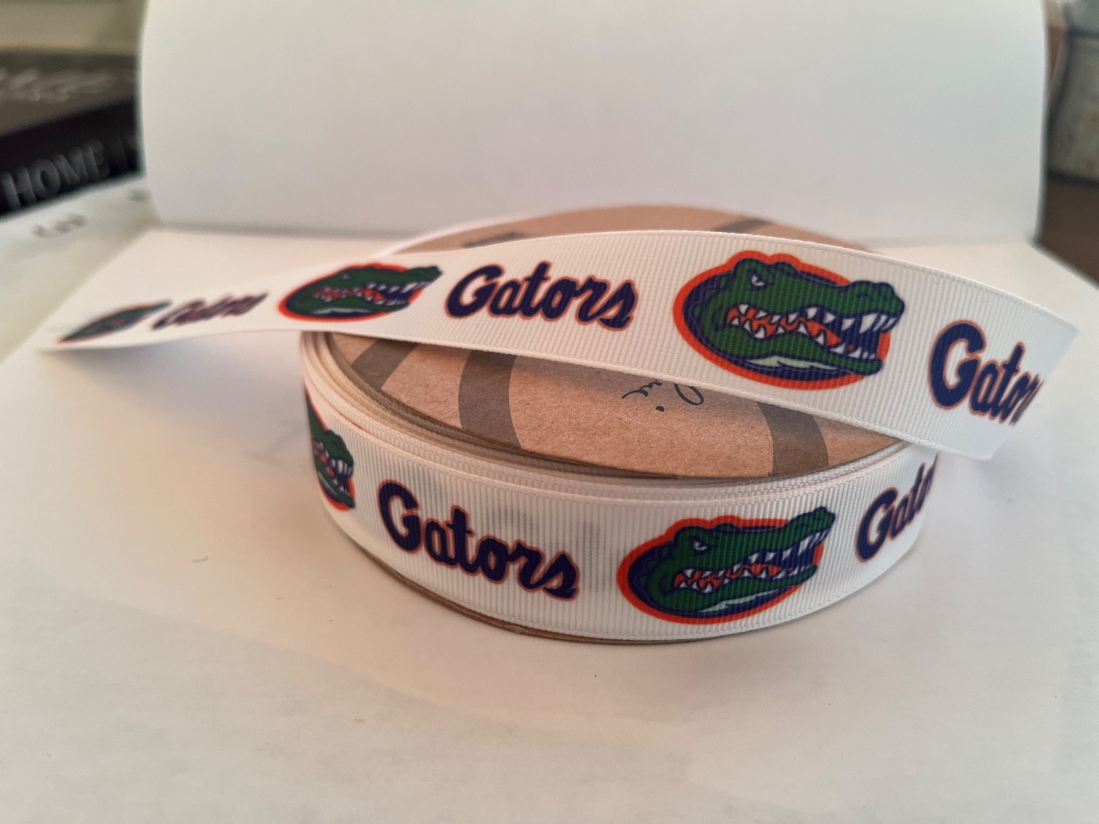 University of Florida Gators Grosgrain Ribbon By The Yard 1 Inch The Swamp
