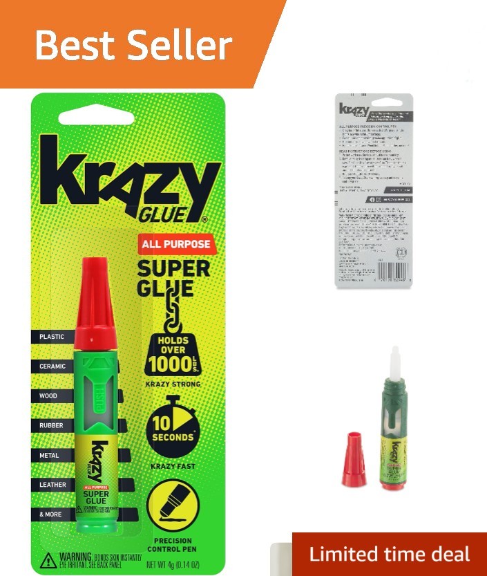 All-Purpose 4g Super Glue Pen – Clear, Quick-Dry Adhesive for Crafts & Repairs
