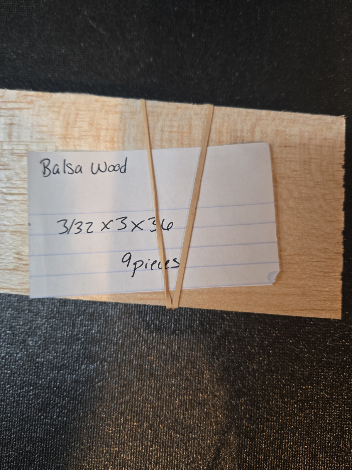 Balsa Wood 9 Pack Size 3/32x3x36 See Details! US Seller