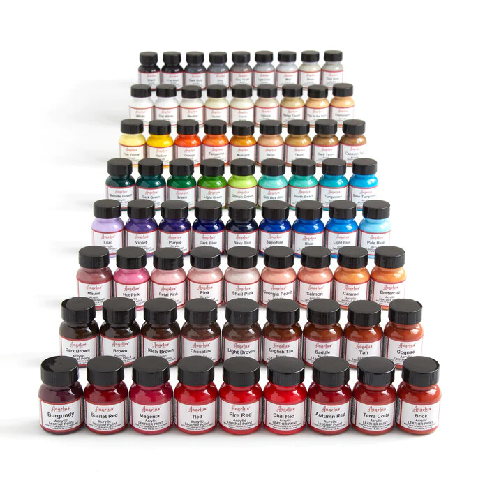 Angelus Brand Acrylic Leather Paint Waterproof all colors – 1 fl.oz