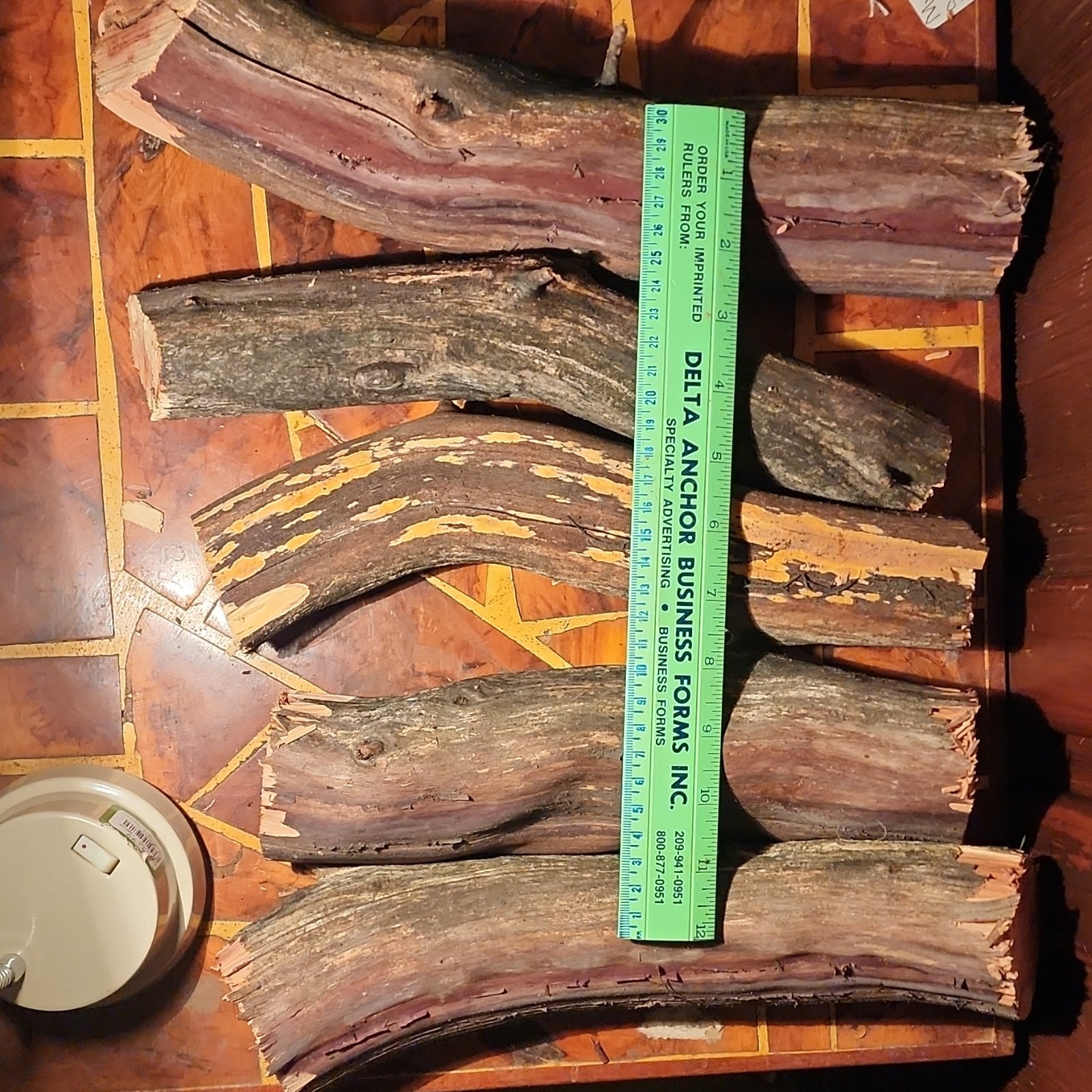Assorted manzanita Wood widdling Woodworking naturally aged on tree charcoal