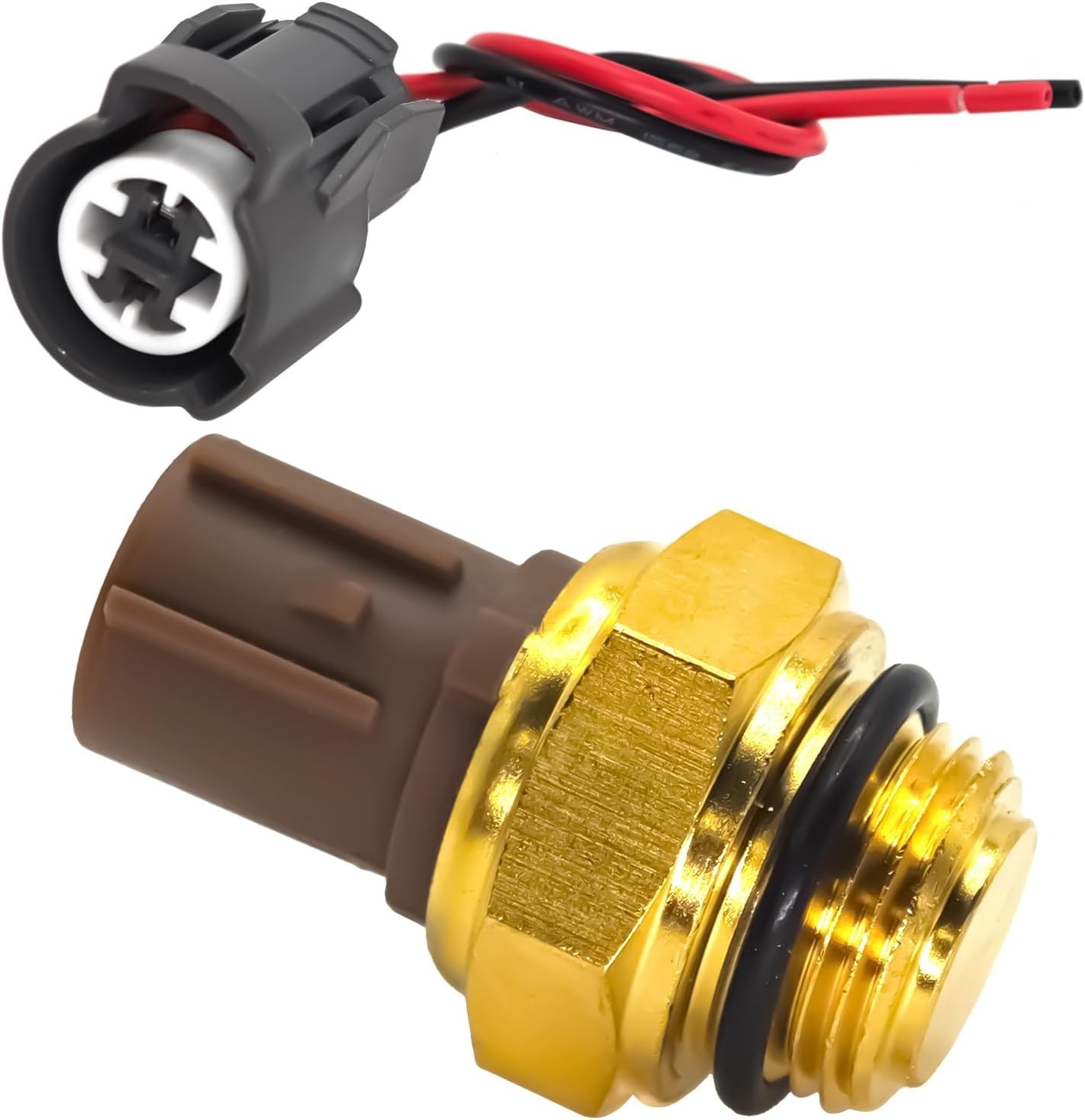 Radiator Coolant Fan Switch 37760-P00-003 201-1650 with Connector Pigtail Harnes