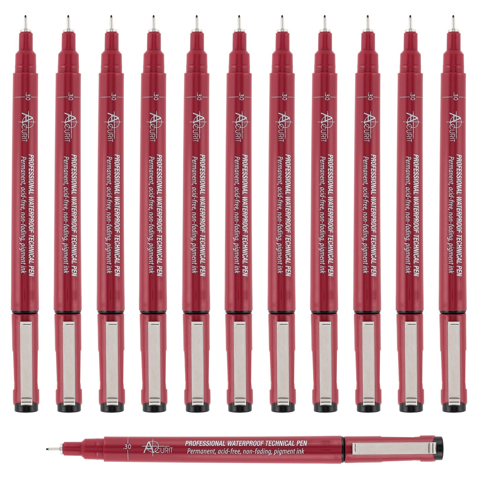 Acurit Waterproof Technical Pens Professional Waterproof Technical Pen, Rich…