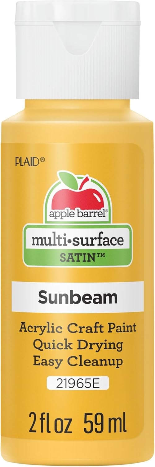 Multi Surface Acrylic Paint, 2 oz, Sunbeam 2 Fl Oz