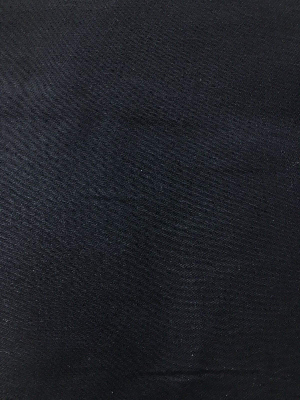 BLACK MEDIUM WEIGHT 100% COTTON TWILL FLAME RESISTANT FABRIC (60 in.) Sold BTY