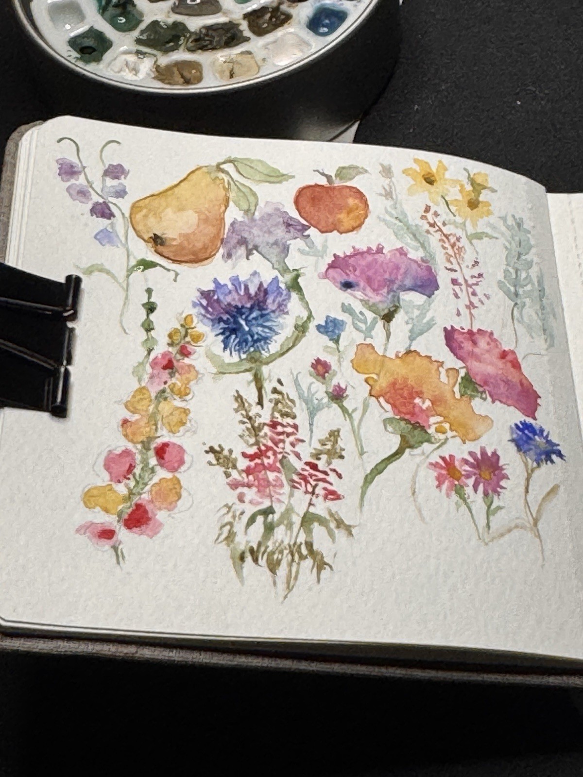 Woodland Flowers Pallet Handmade watercolors from earth pigments Edith Schmidt