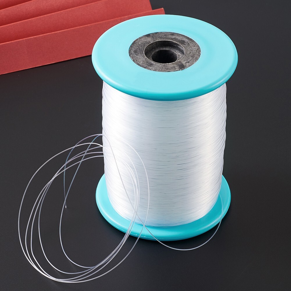 1 Roll White Fishing Thread Nylon Wire For DIY Crafts Jewelry Making 0.25~1.0MM