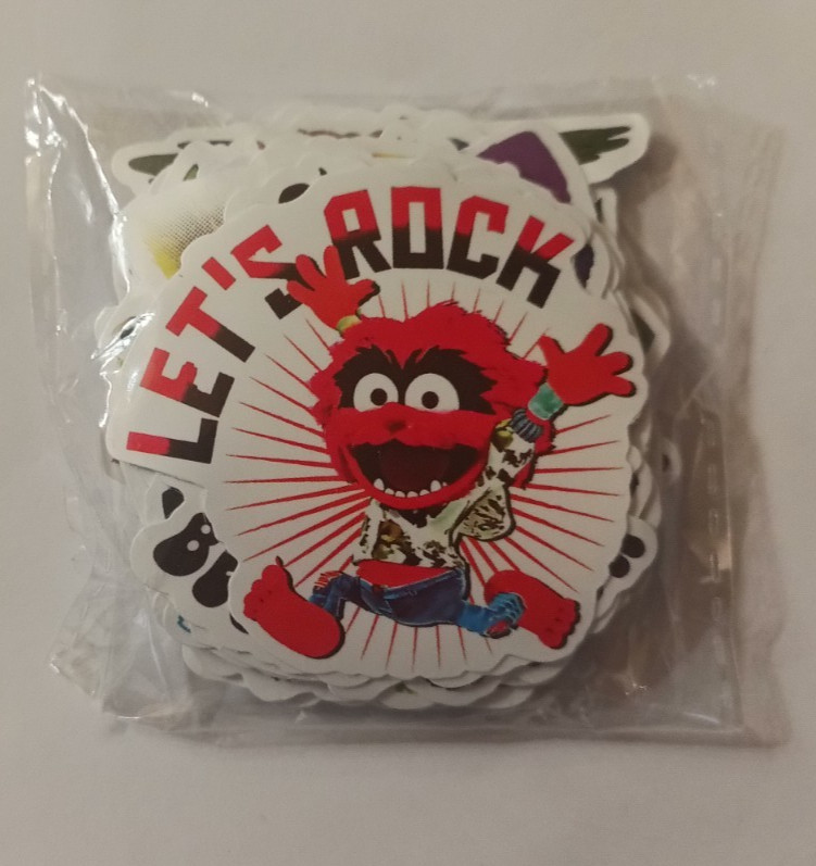 MUPPET- STICKERS-50 STICKERS-UNBRANDED-NEXT DAY FREE SHIPPING
