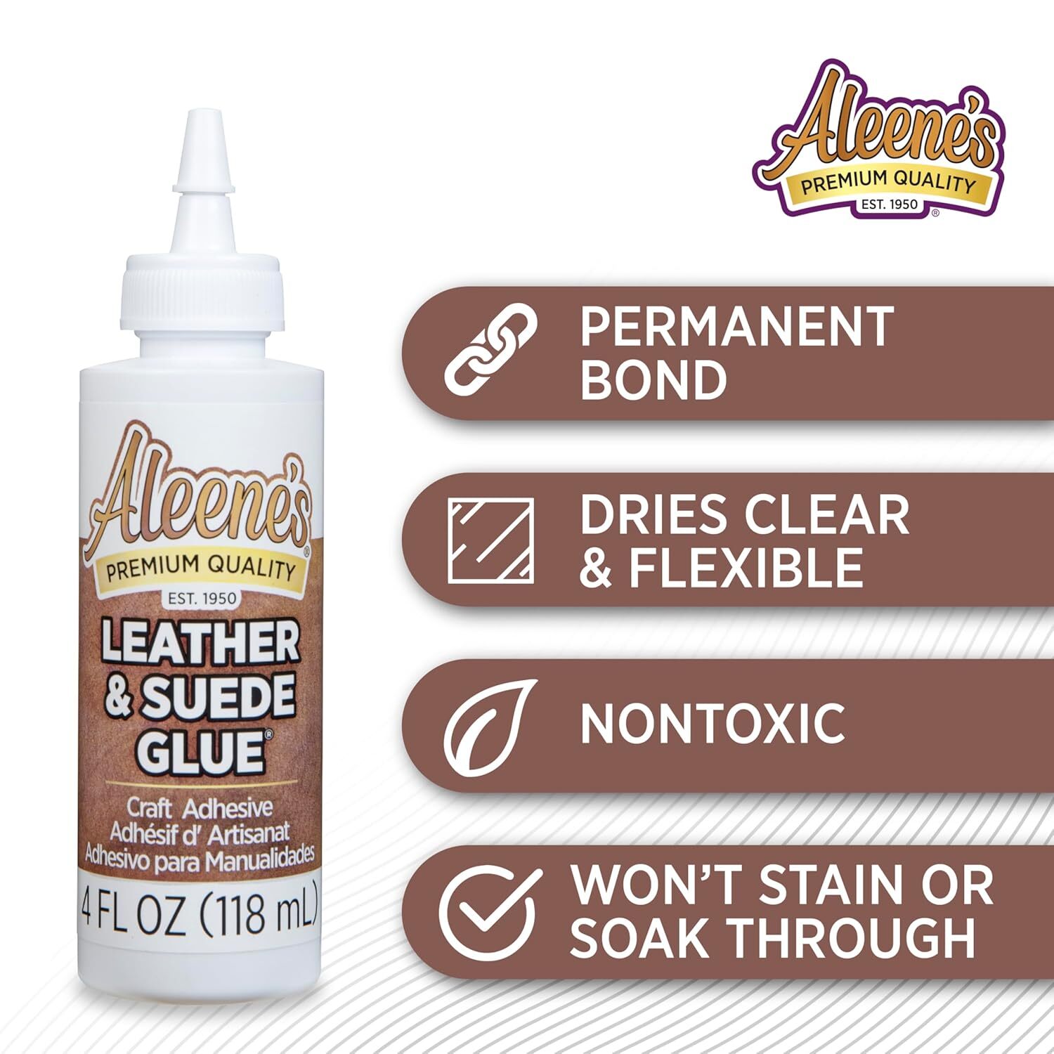 Aleene’s15594 Leather & Suede Glue 4oz