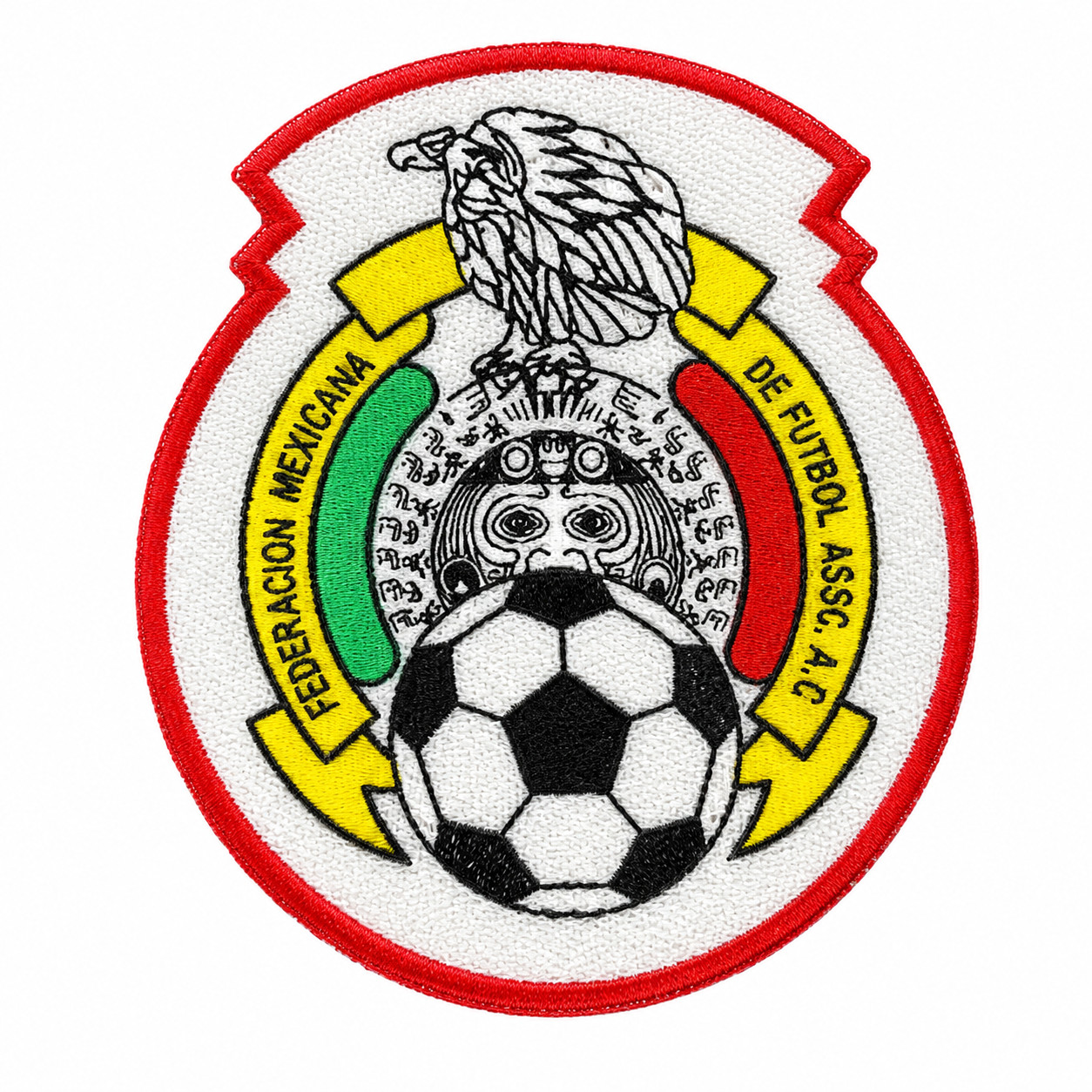 Mexico Soccer Crest Iron On Embroidered Patch Badge 3×3 Inch Futbol Mexicano