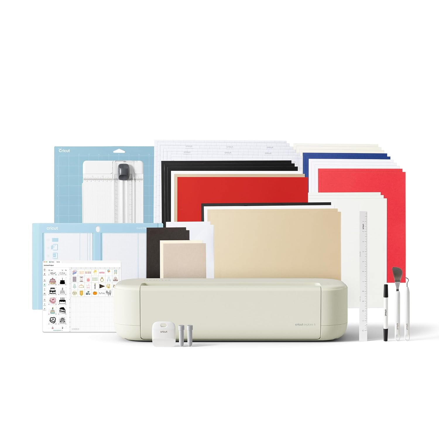 Explore® 5 Essential Bundle + Digital Content, Taupe – Precise Cutting Machine –
