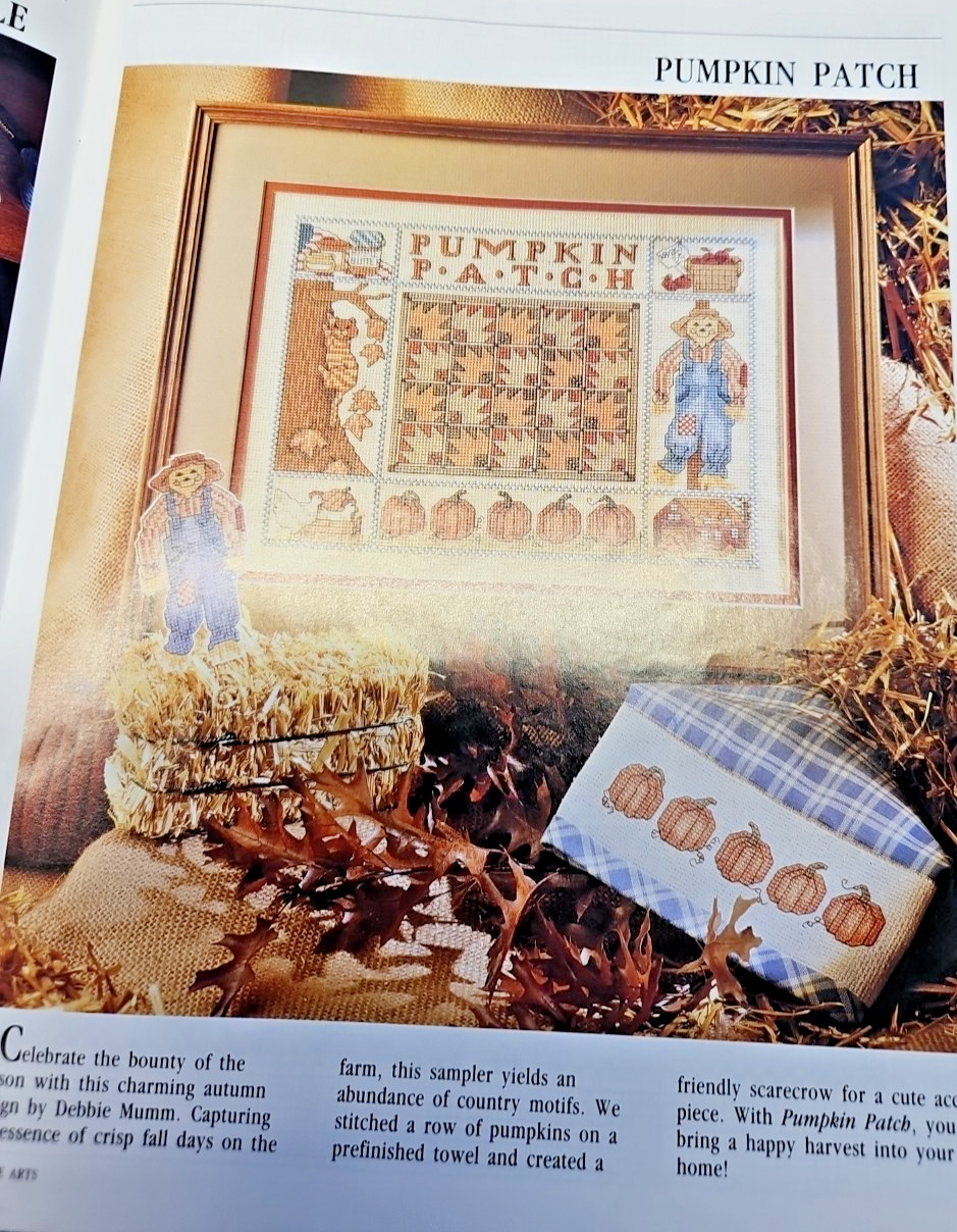Lot of 4 For The Love of Cross Stitch Magazines Easter Christmas 4th July Fall