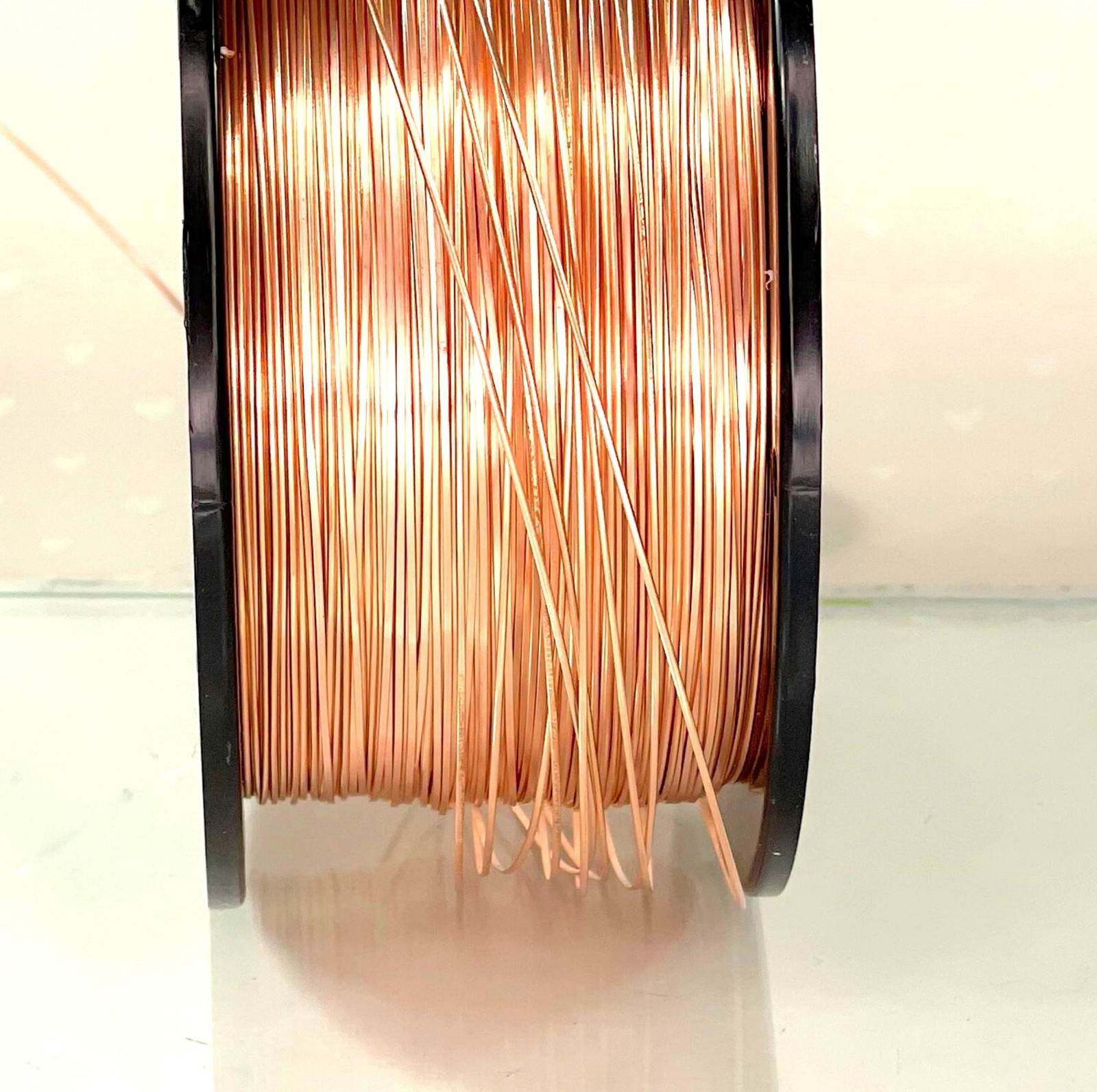 Copper Wire, HALF ROUND, 22 Gauge, Dead Soft, Copper Jewelry Wire, 20 Feet, 28