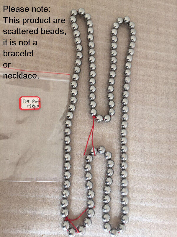 100 pcs * TA2 Titanium Scattered Beads w/ 2mm hole For Making Necklace Bracelet