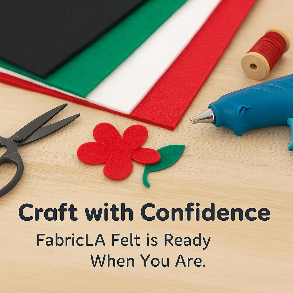 Soft and Durable 3 Yard Acrylic Felt – Perfect for Crafts, Costumes & Home Décor