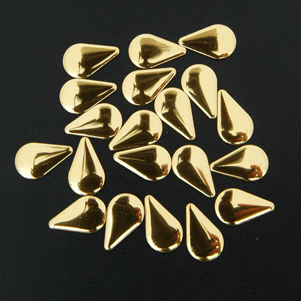 Threadart Specialty Nailhead – Gold Tear Drop 8x13mm – 1 Gross