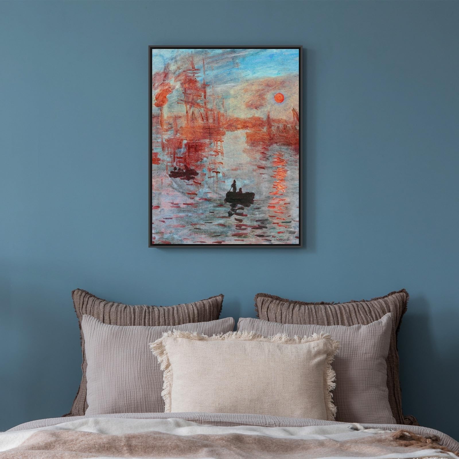 Canvas Floating Frame for 30×40 Abstract Art, 0.86″ Deep DIY Metal Floater Fr…