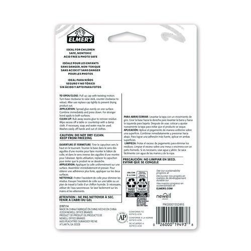 Elmer’s Glitter Glue Sticks, 0.21 oz, Applies Assorted Colors, 4/Pack
